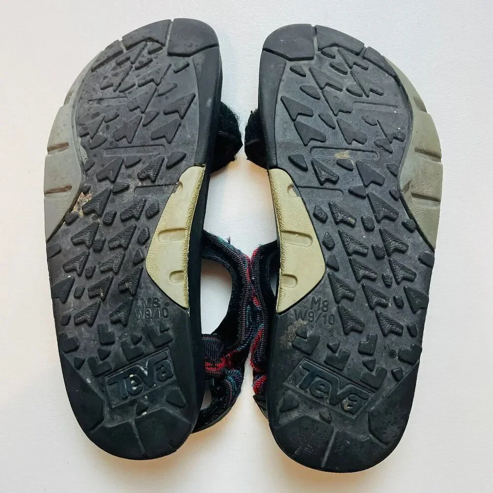 Teva Original Sandals Unisex‎ M8/W9-10 Colorful Aztec Southwestern Hiking Shoes
